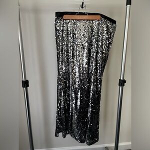 Sequin maxi skirt xl